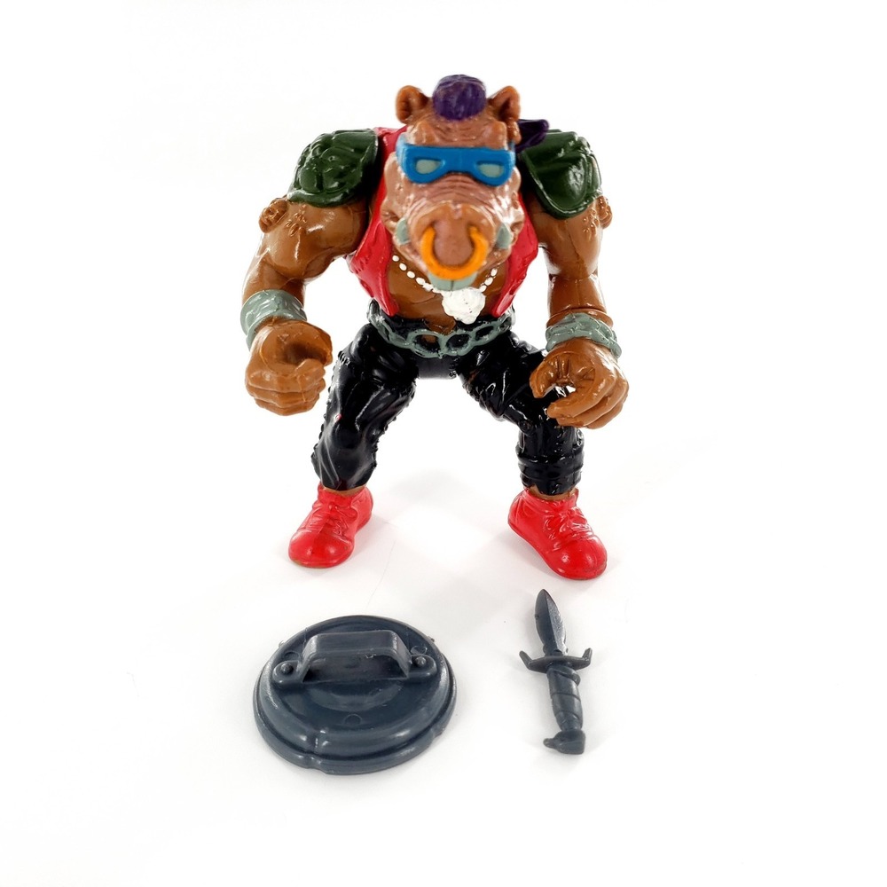 Vtg 1988 Ninja Turtles TMNT Bebop Action Figure Near Complete No Drill